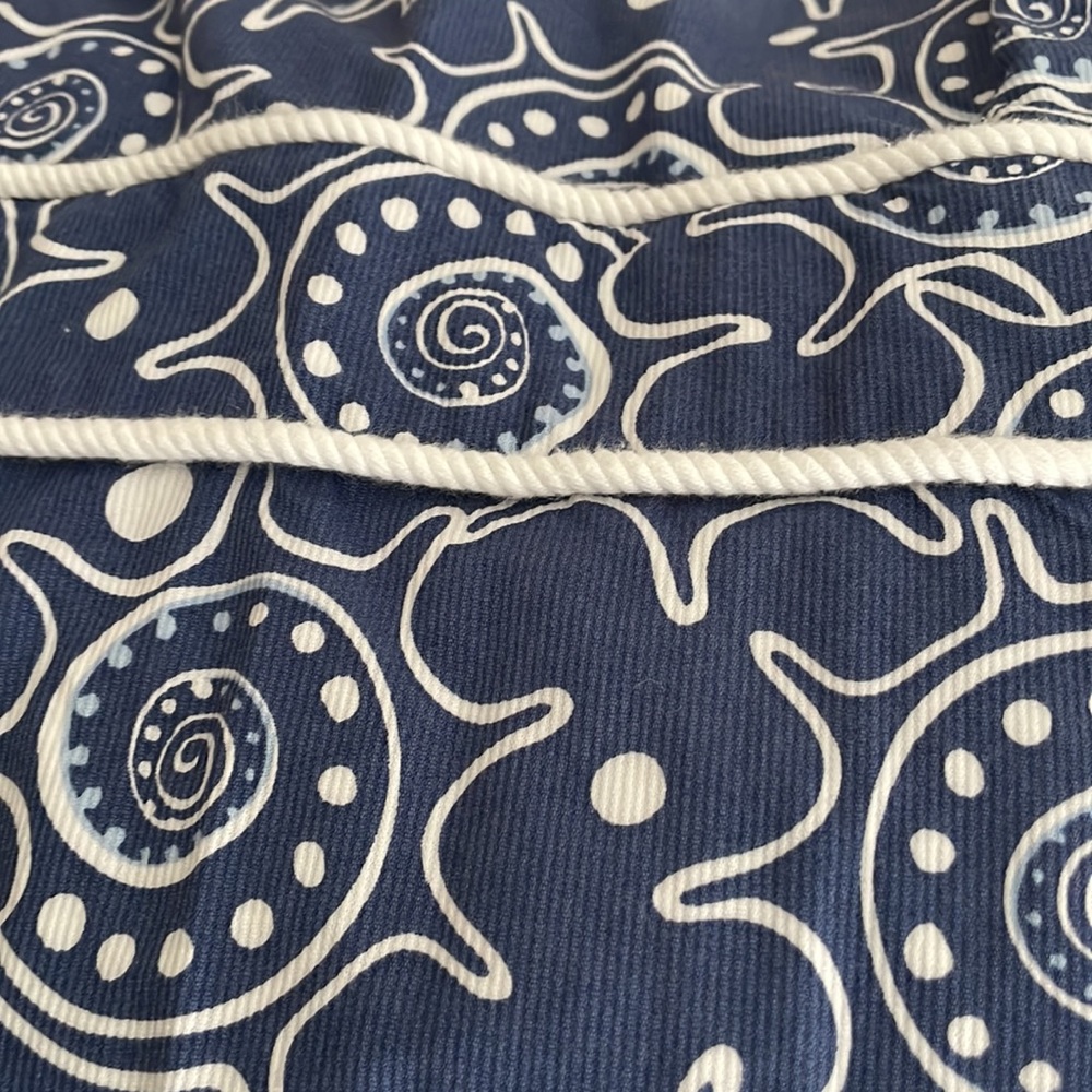 Vineyard Vines strapless nautical/beachy dress-size 8, above knee-blue/white - Picture 4 of 4